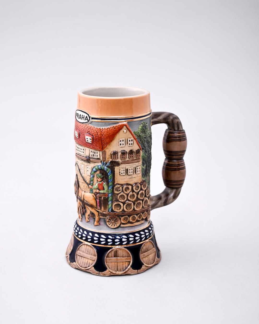 Prague Countryside Vintage Stein Beer Mug 