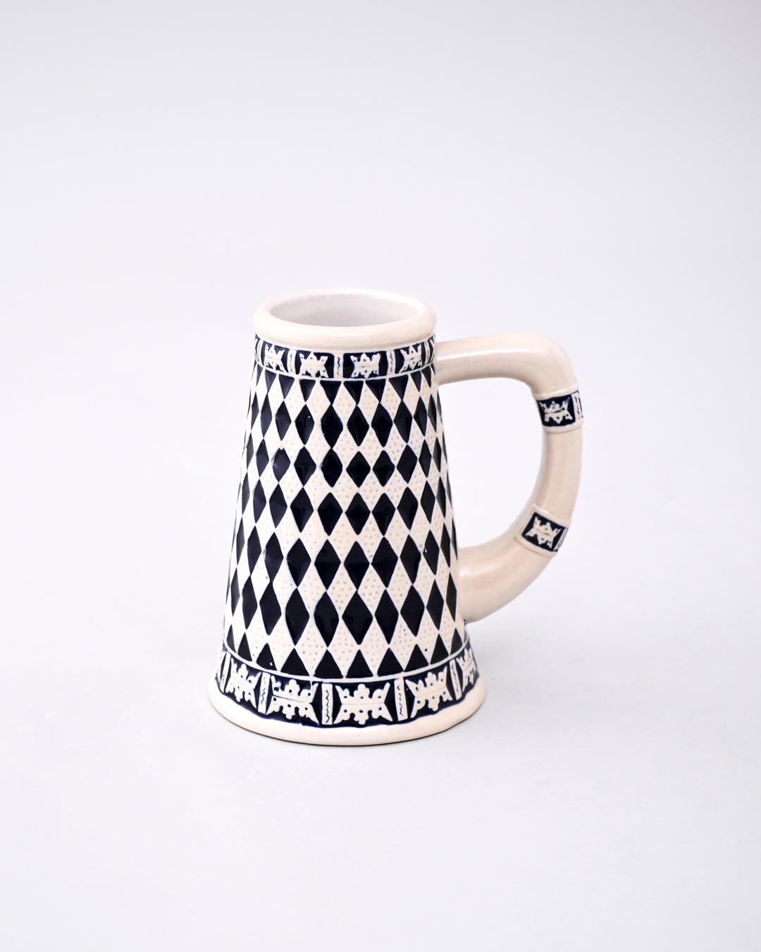 Classic Harlequin Vintage Stein Beer Mug 