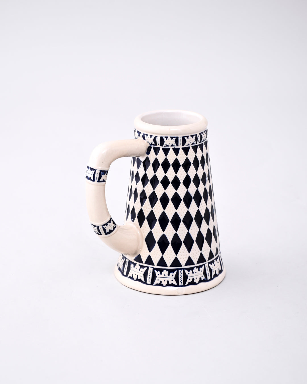 Classic Harlequin Vintage Stein Beer Mug 