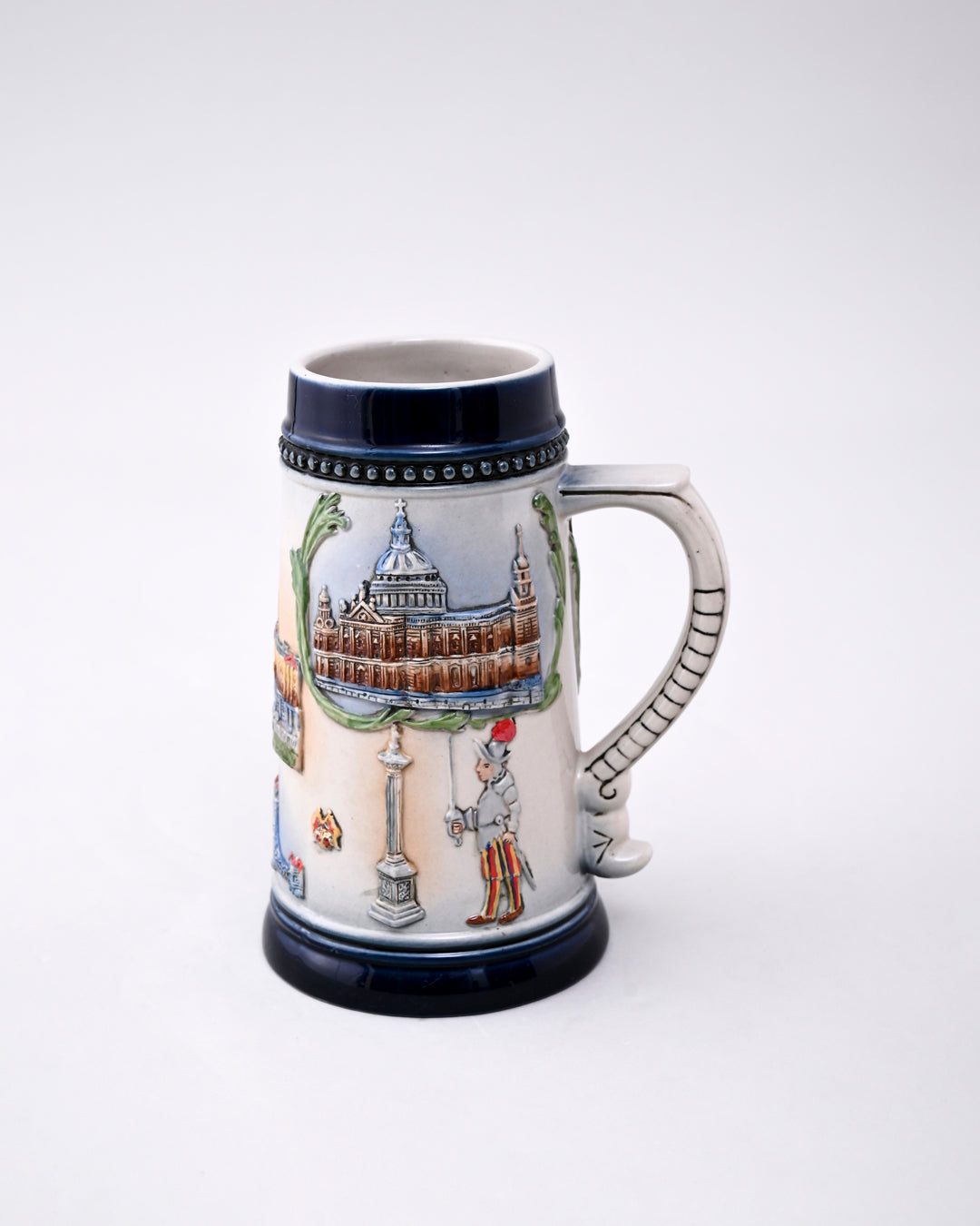 European Landmark Vintage Stein Beer Mug 