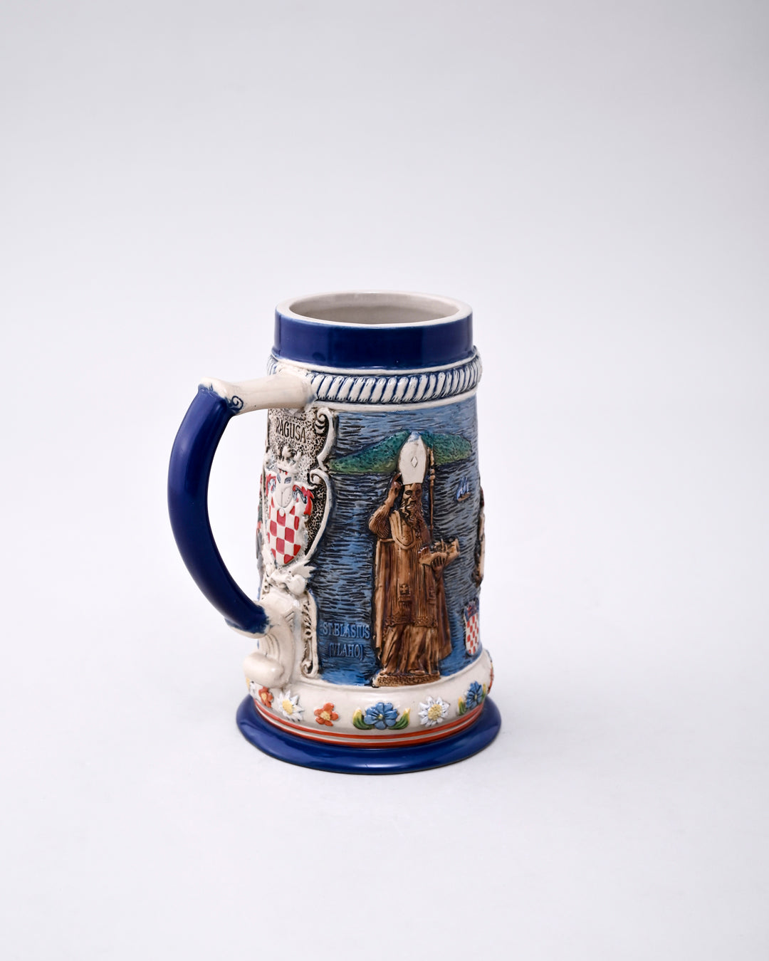 Dubrovnik Coastal Vintage Stein Beer Mug 