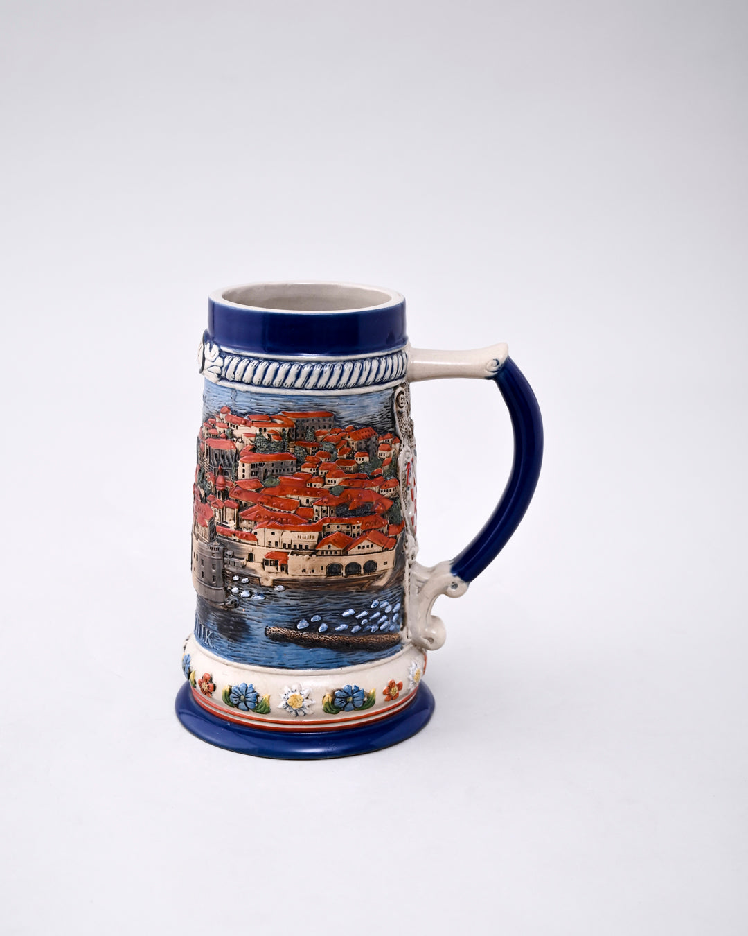 Dubrovnik Coastal Vintage Stein Beer Mug 