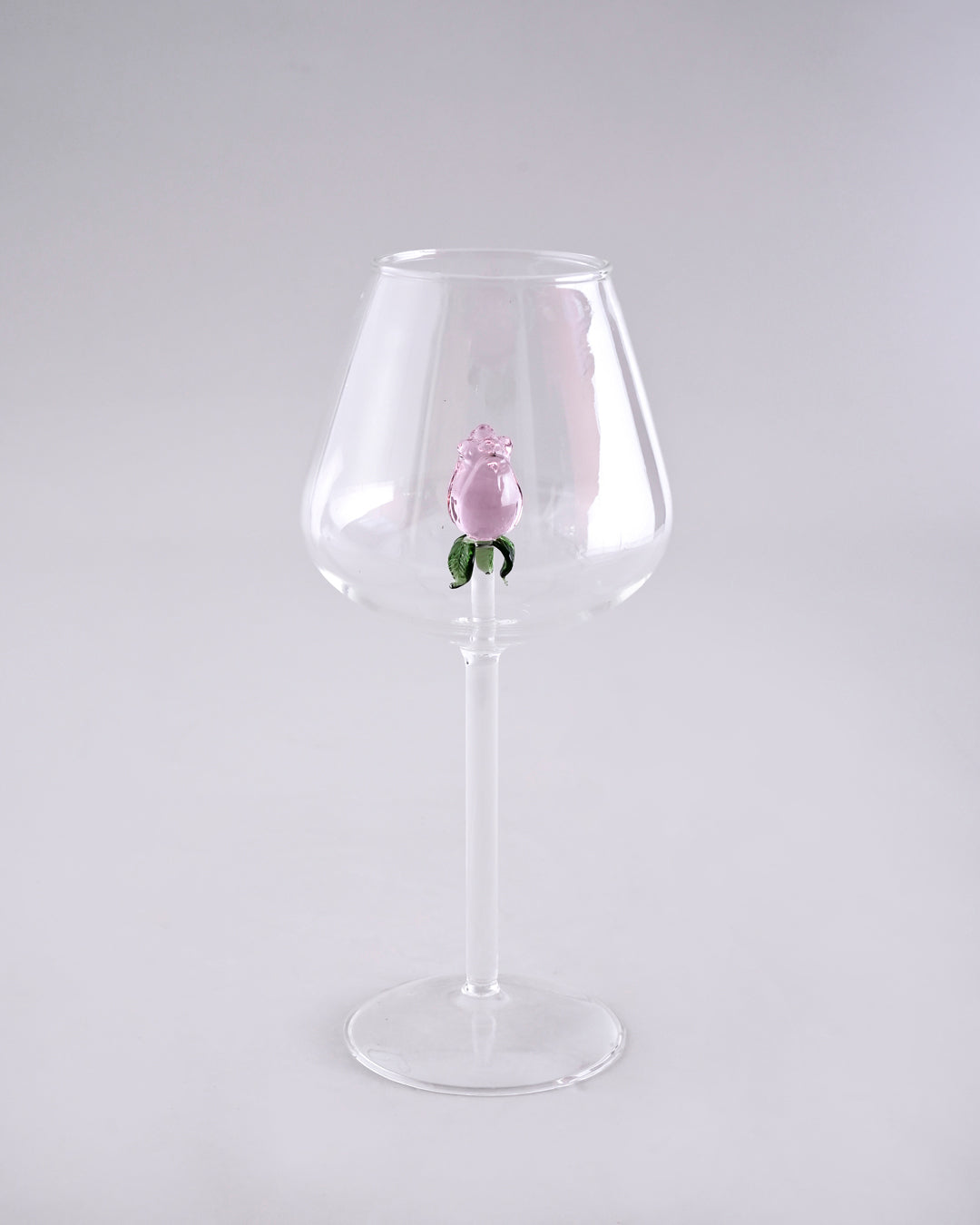 Blush Rose Wine Glass 