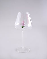 Blush Rose Wine Glass 