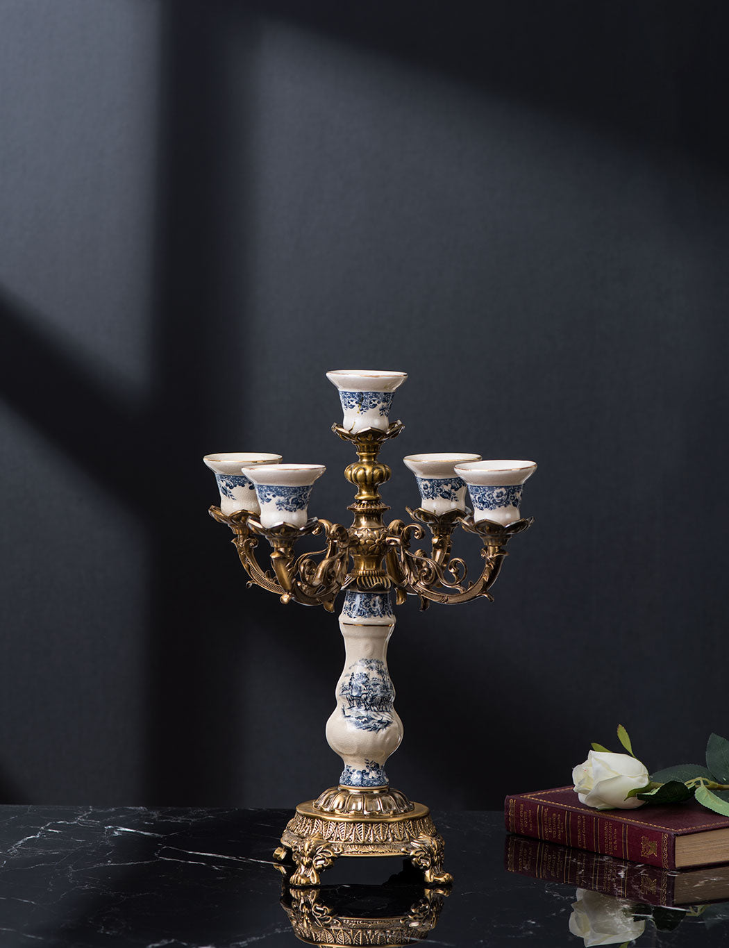 'Yorkshire' Victorian Ornamental Candelabra - The Decor Kart