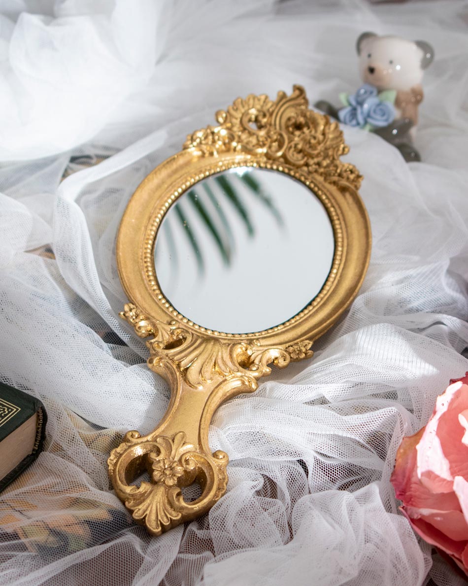 Regal Gold Hand Mirror