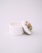 Floral Harmony Trinket Keeper - Brown 