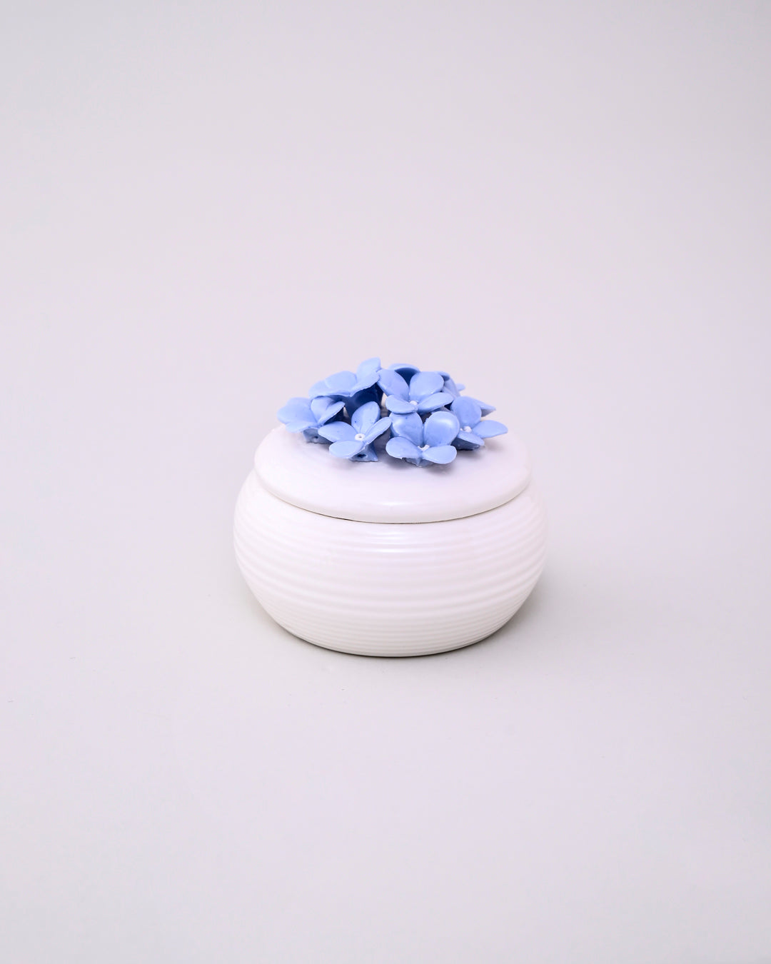Ivory Blossom Trinket Keeper - Blue 