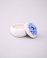 Ivory Blossom Trinket Keeper - Blue 