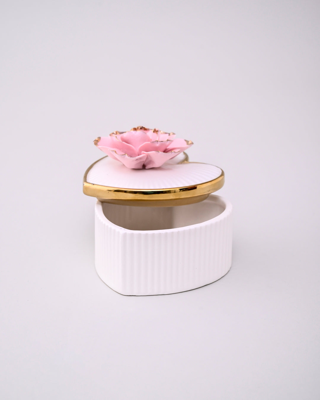 Roselle Charm Heart Shape Trinket Keeper 