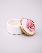 Roselle Charm Round Shape Trinket Keeper 