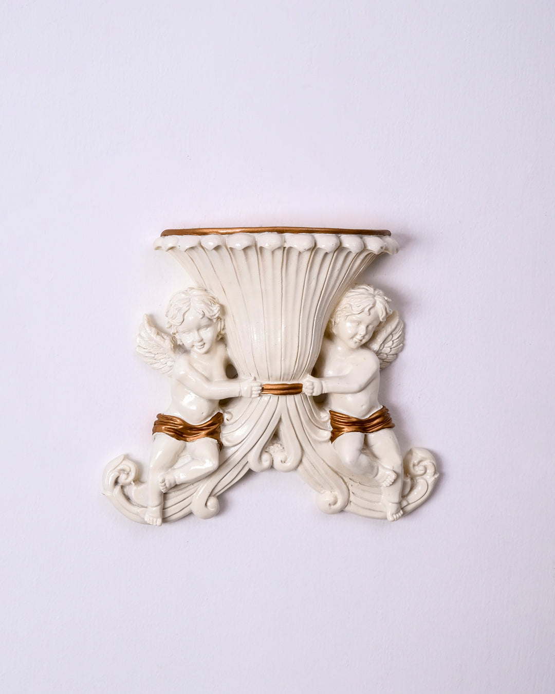 Angel Cherubs - Wall Mounted Planter Urn 