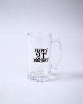 Happy 21st Birthday Beer Mug - Set Of 2 