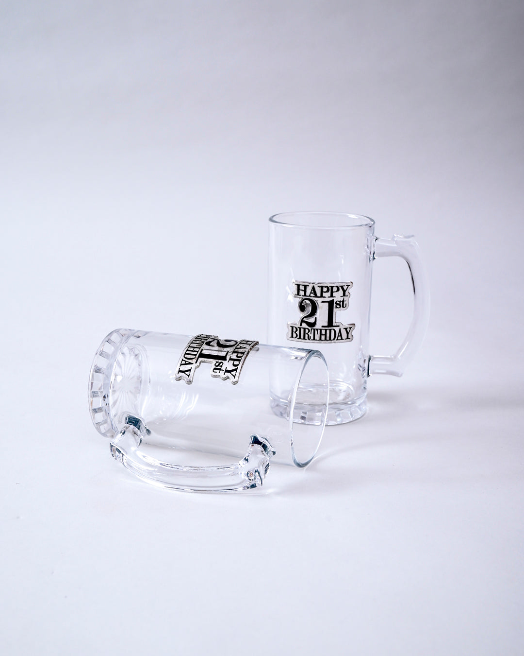 Happy 21st Birthday Beer Mug - Set Of 2 