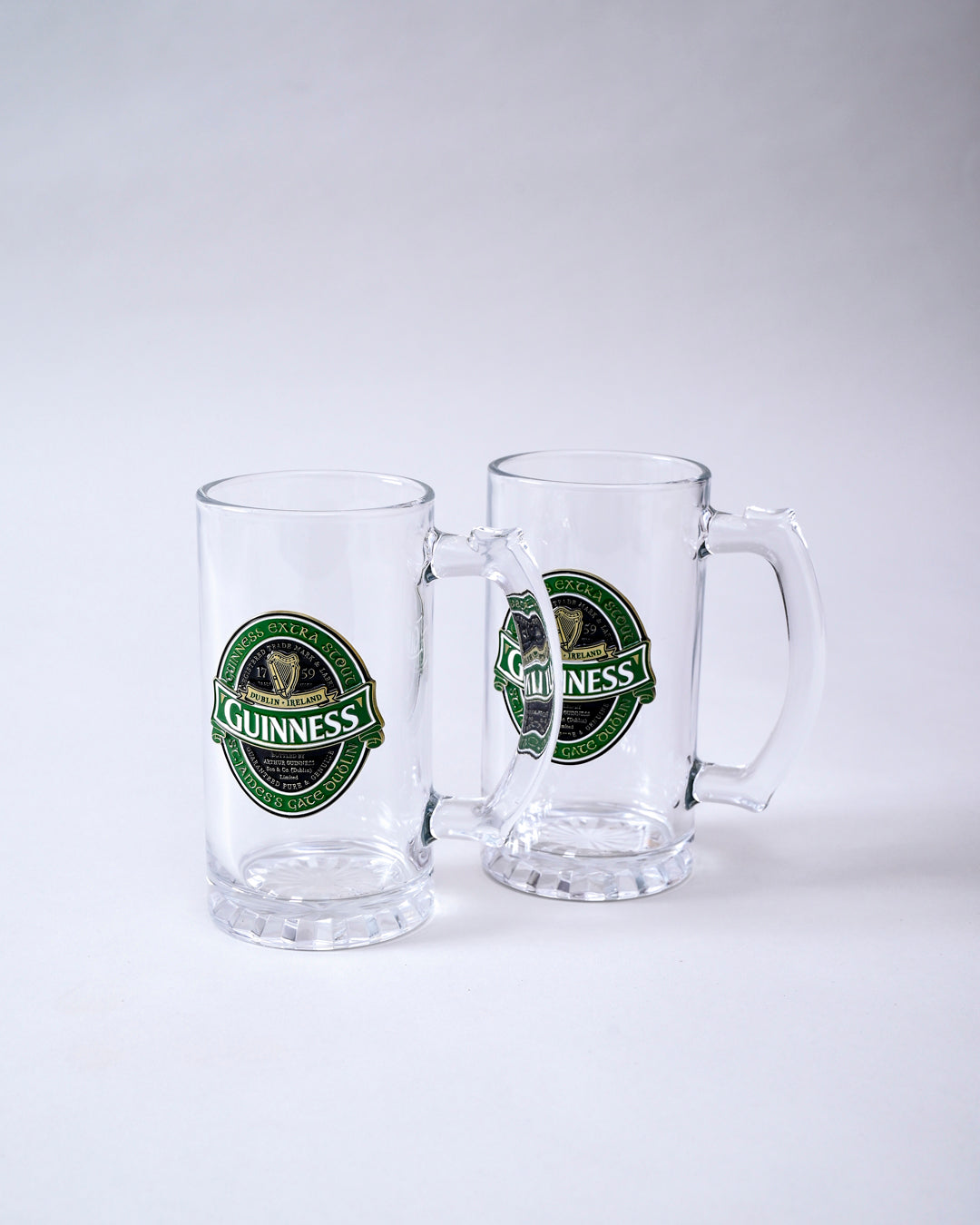 Classic Guinness Glass Beer Mug - Set Of 2 
