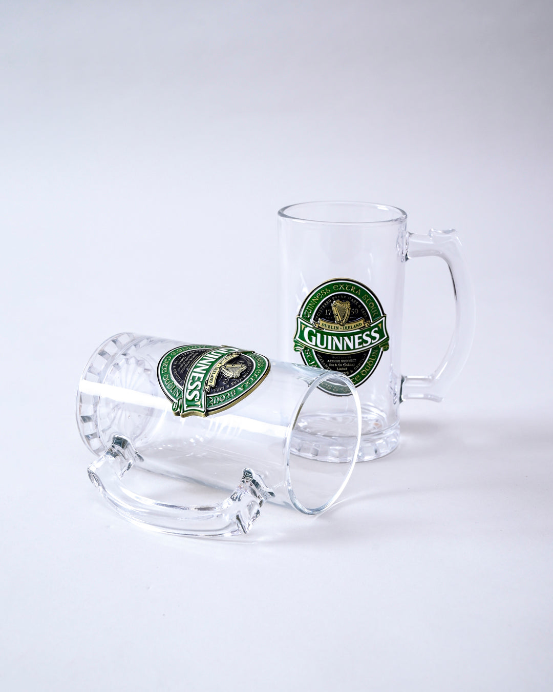 Classic Guinness Glass Beer Mug - Set Of 2 