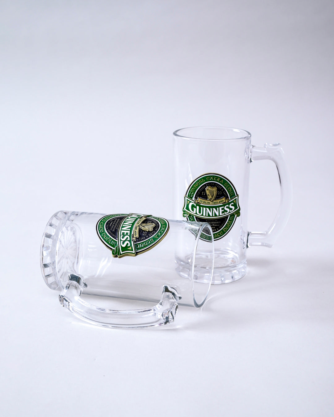 Classic Guinness Glass Beer Mug - Set Of 2 