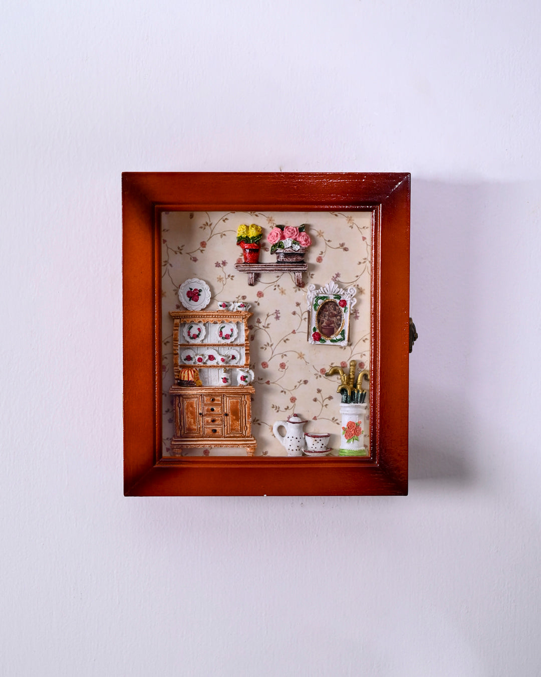 Vintage Kitchen Wall Key Box 