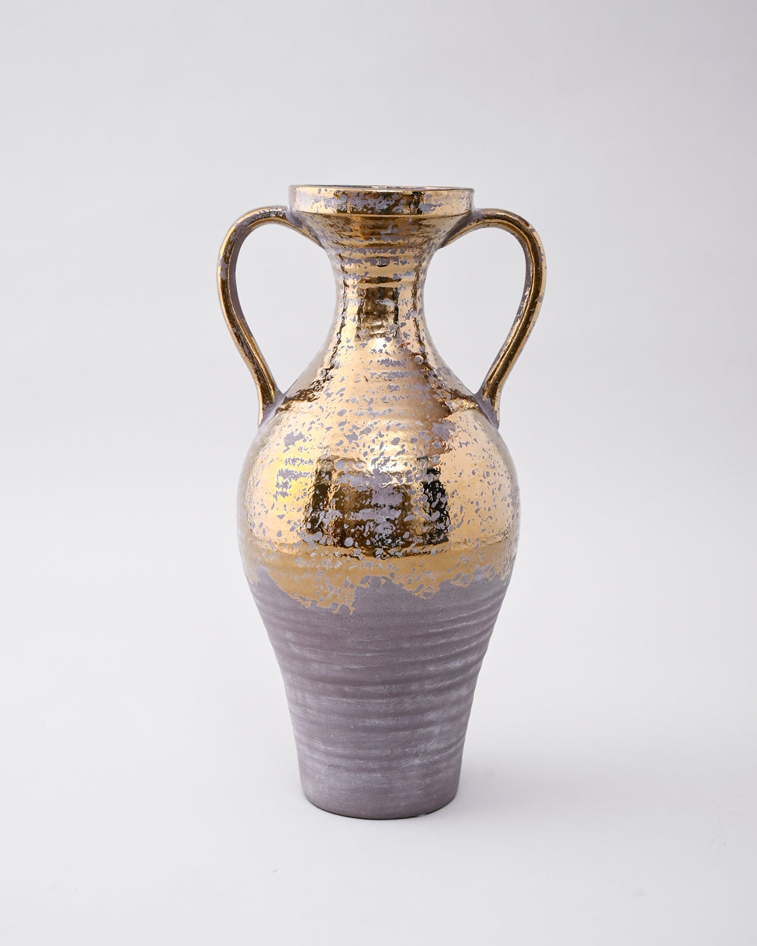 Golden Mirage Dual Tone Amphora Vase 