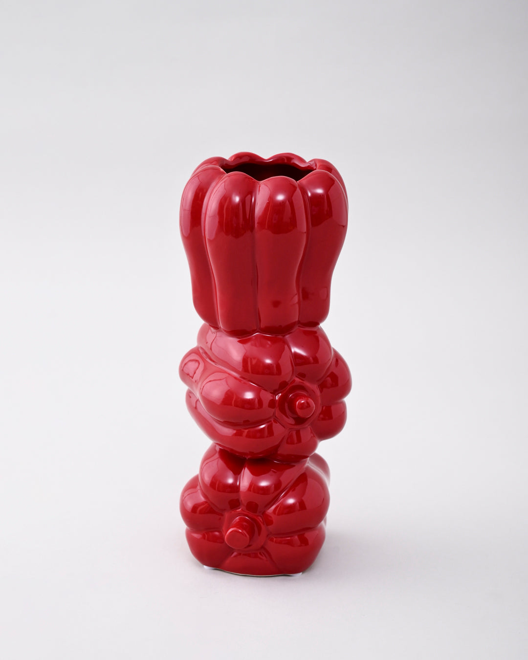 Red Bell Pepper Ceramic Vase 