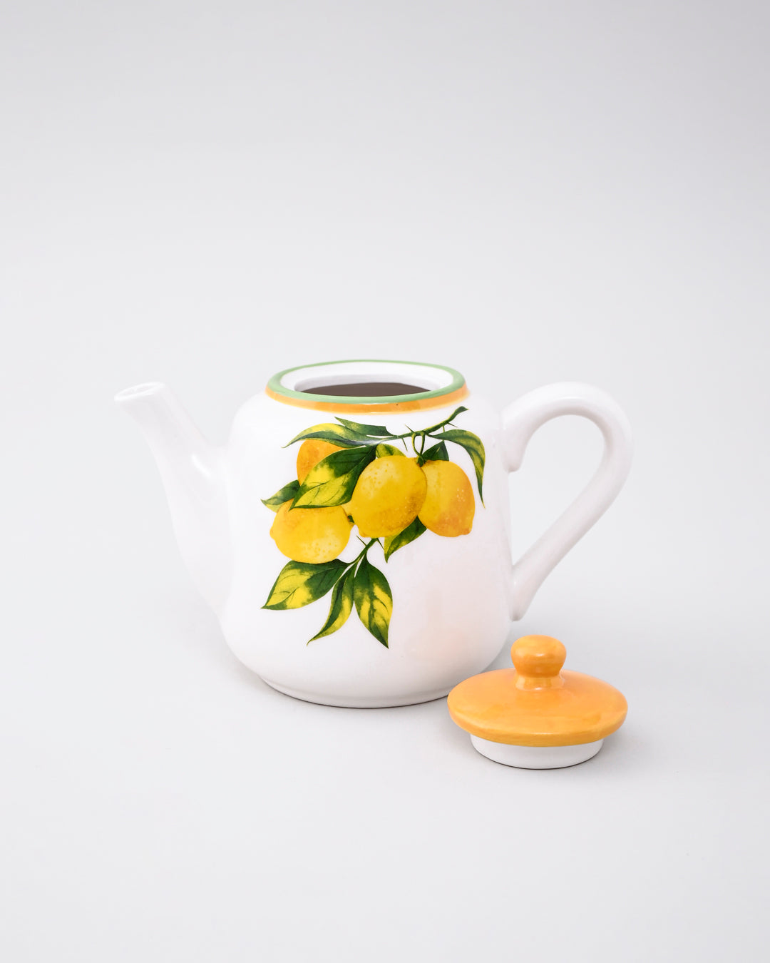 Lemon Orchard Ceramic Teapot 