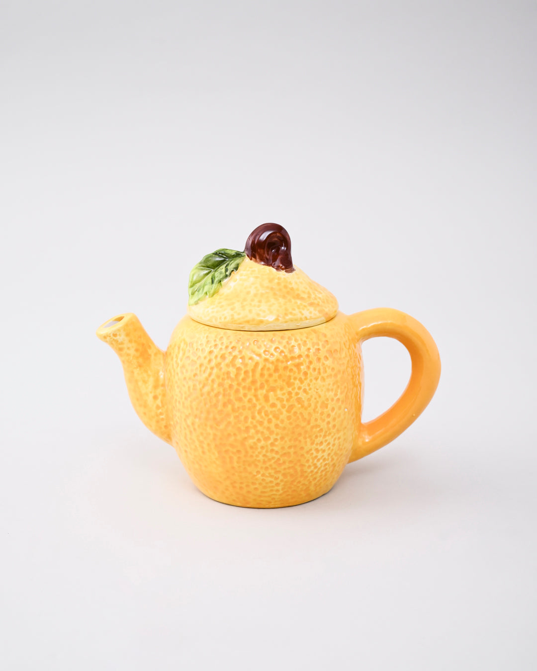 Lemon Citrus Ceramic Teapot 