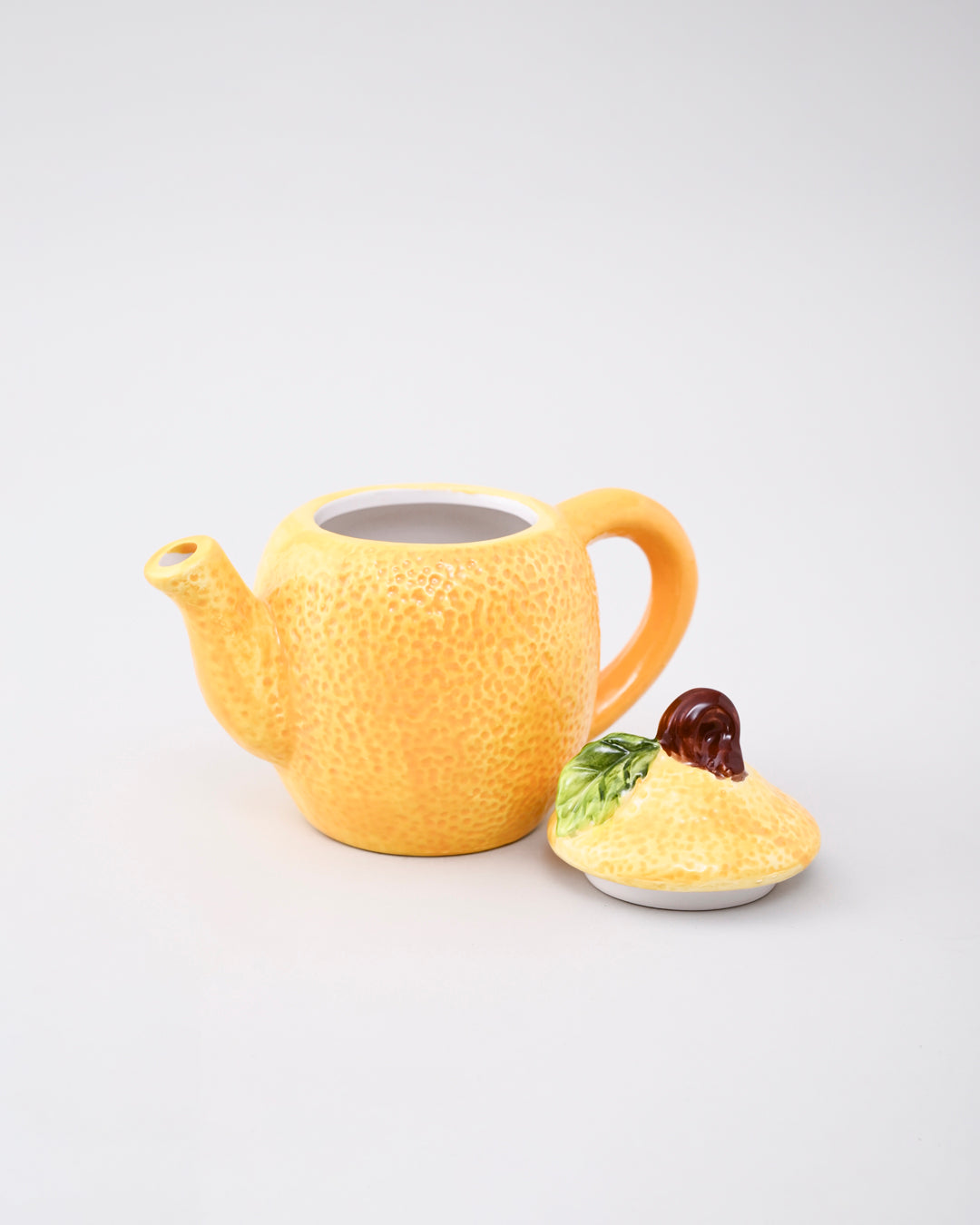 Lemon Citrus Ceramic Teapot 