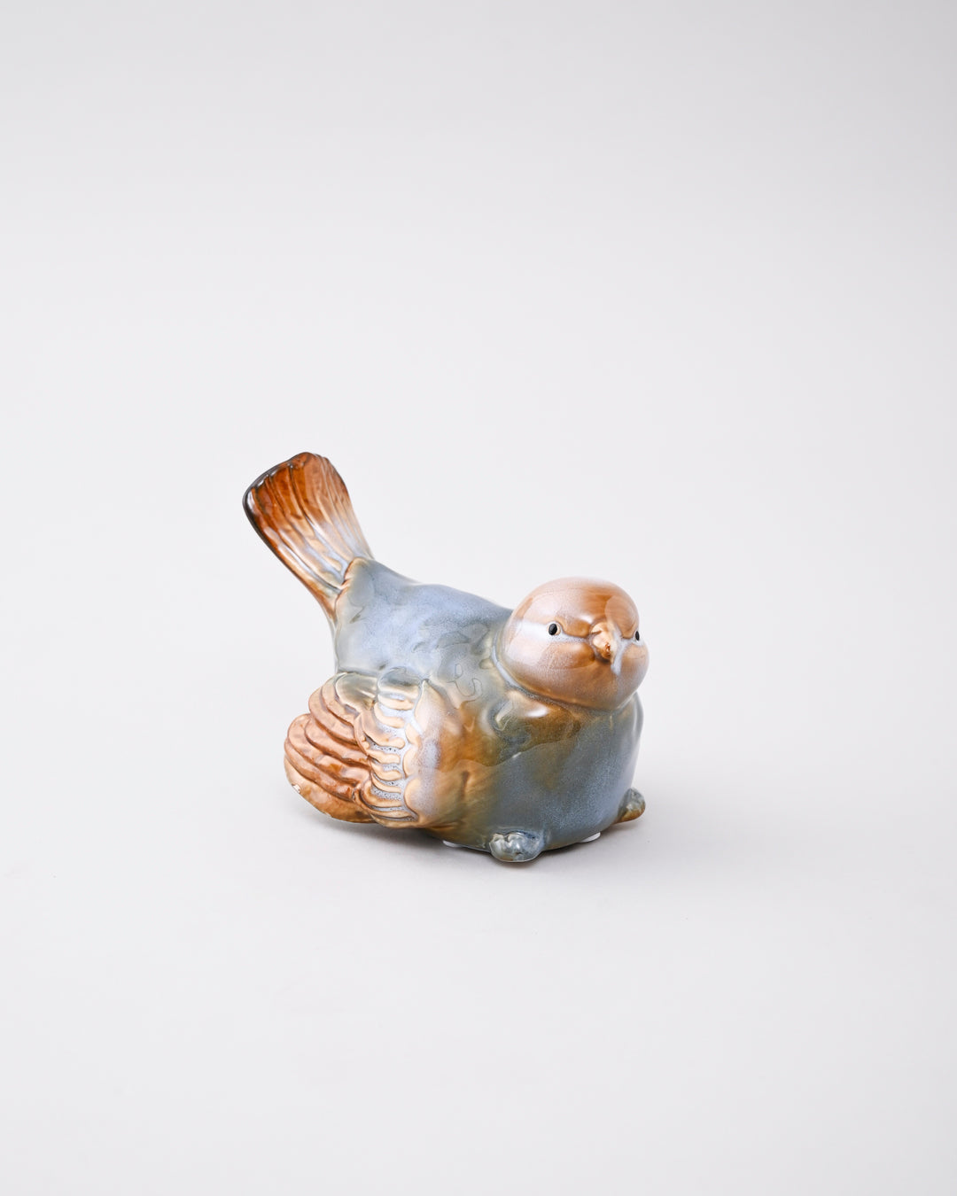 Blossom Finch Decorative Bird Figurine - Blew 