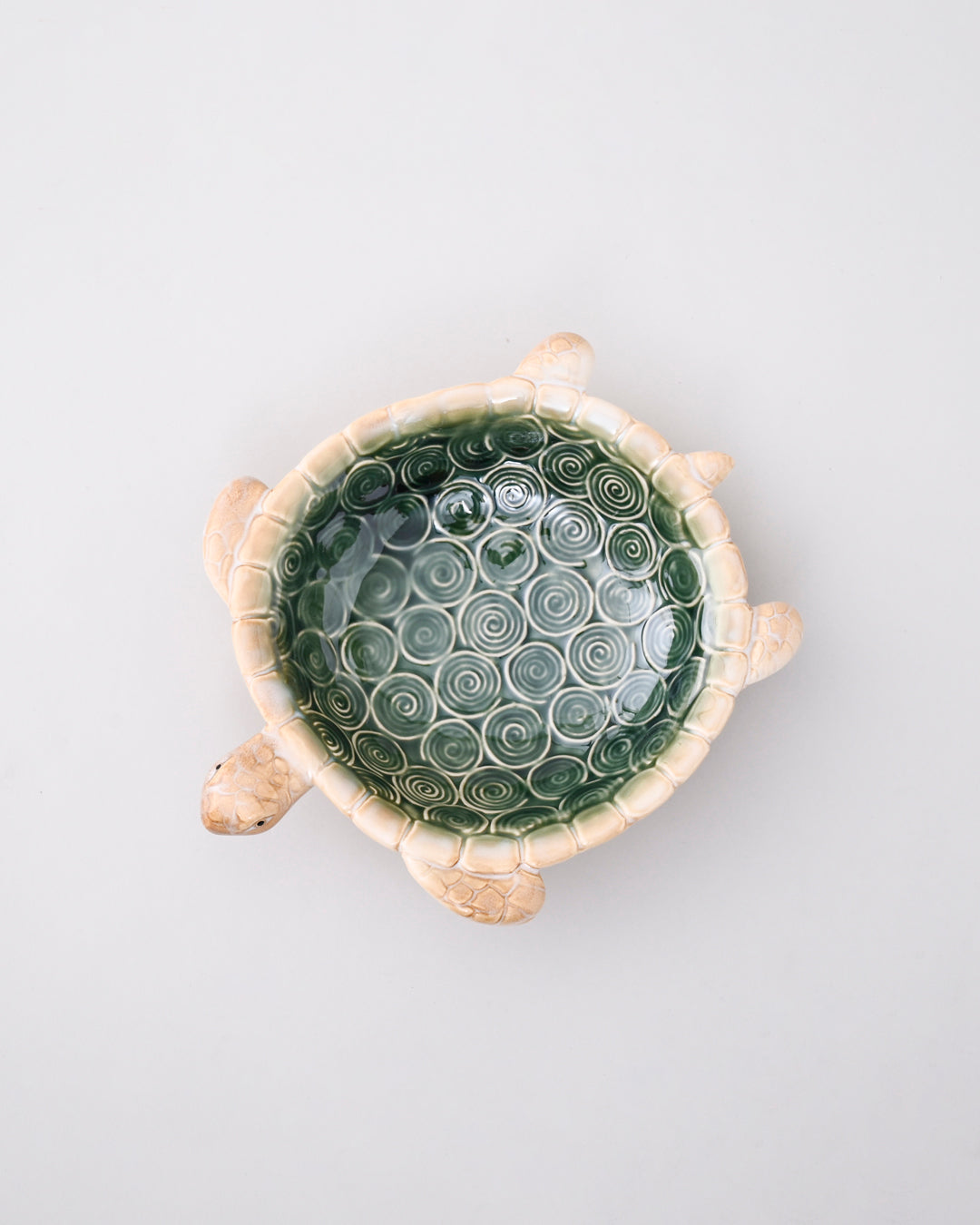 Ocean Turtle Textured Ceramic Bowl - Small 