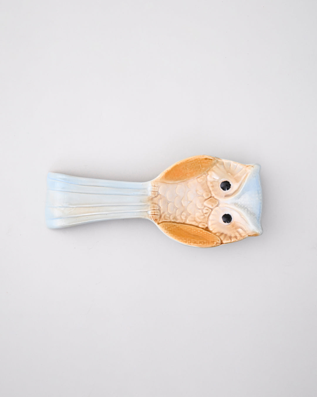 Scarlet Owl Ceramic Spoon Rest - Blue 