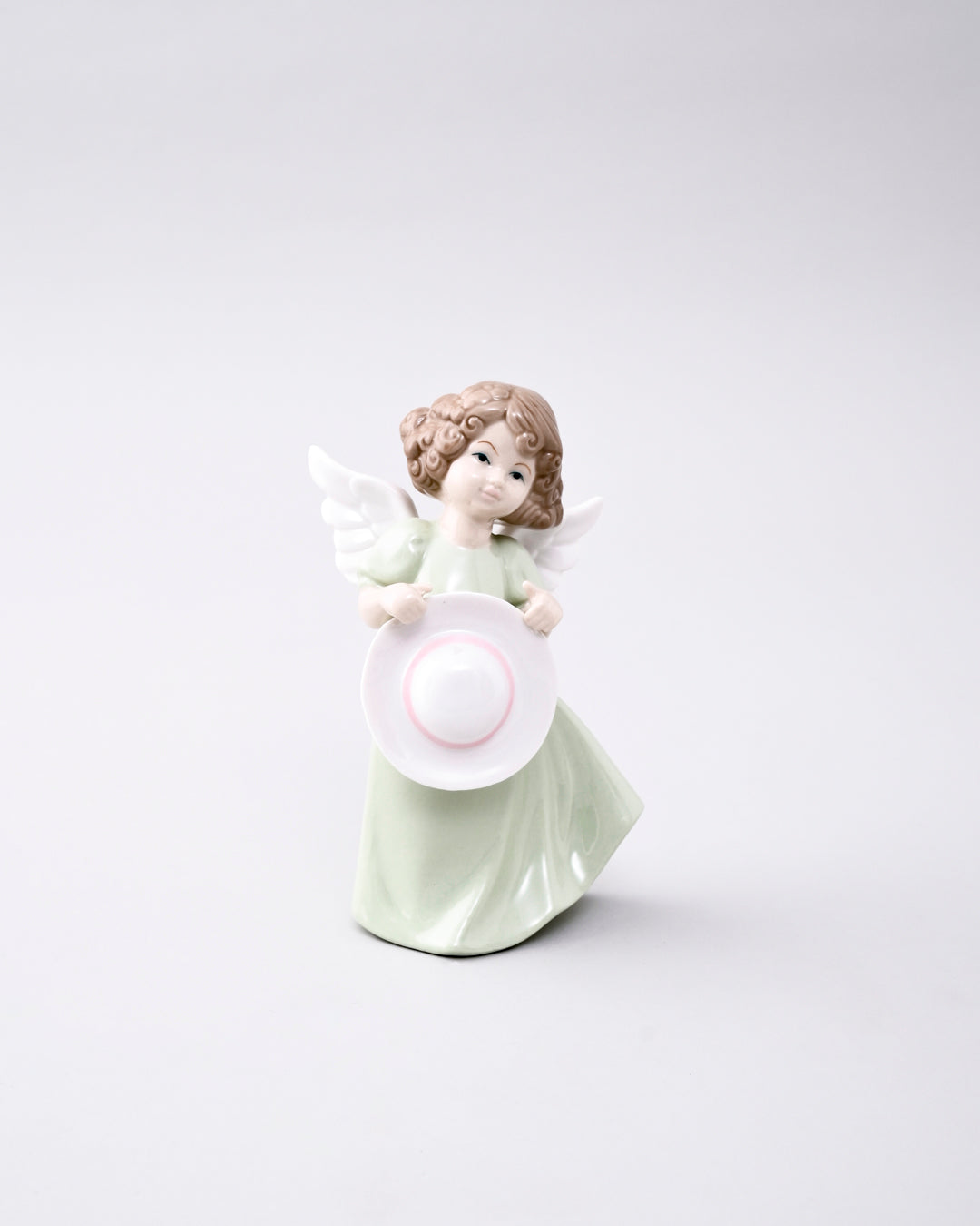 Graceful Angel with Hat - Fine Porcelain Figurine 