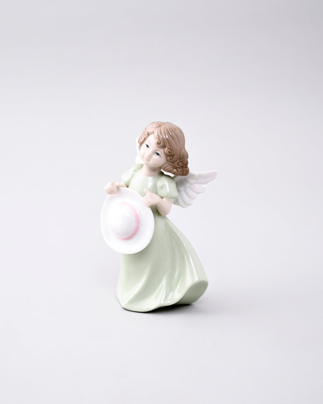 Graceful Angel with Hat - Fine Porcelain Figurine 