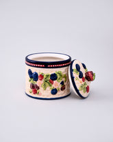 Berry Harvest Ceramic Storage Jar 