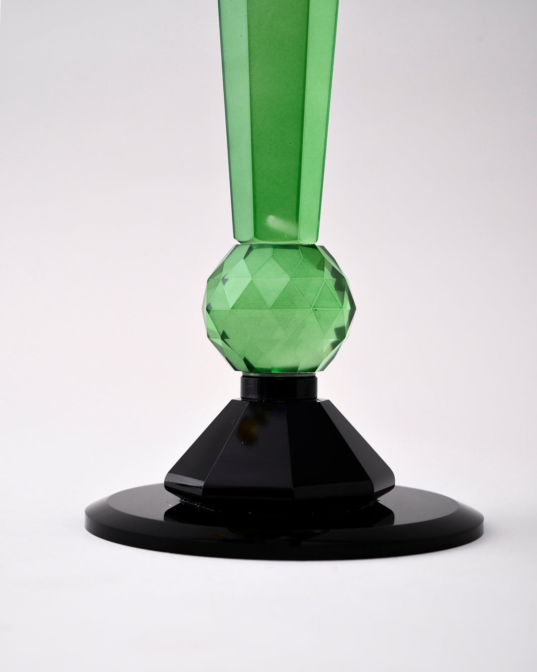 Regal Prism 5-Arms Glass Candelabra 