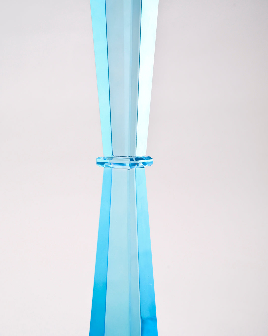 Prism Glow Multicolor Crystal Candle Stand 