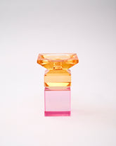 Amethyst Cube Crystal Candle Holder 