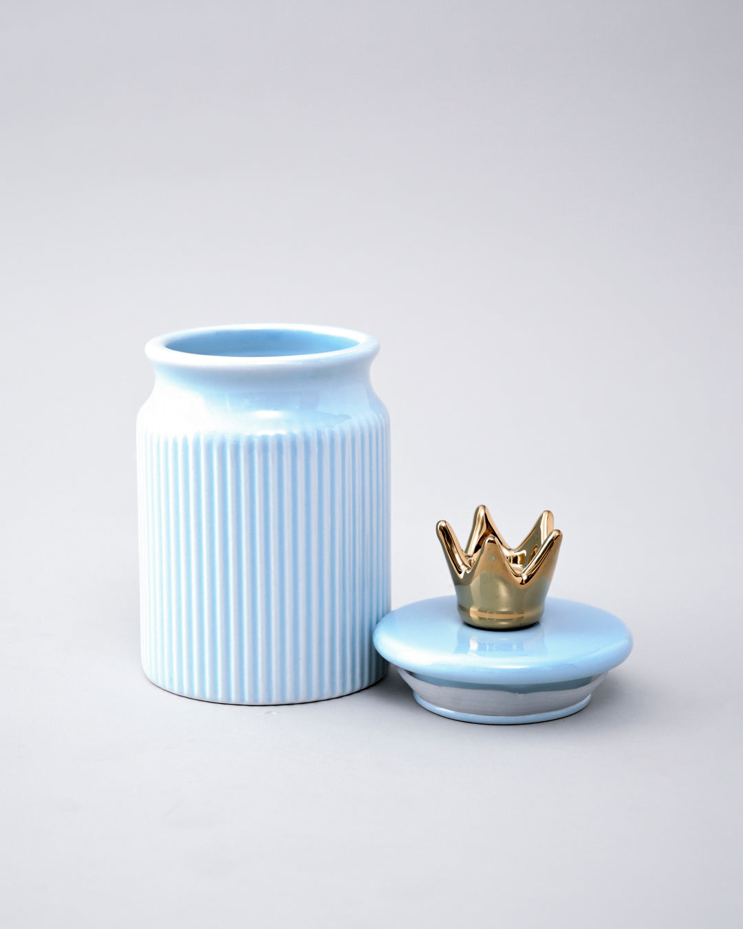 Royal Crown Storage Jar - Set Of 3 