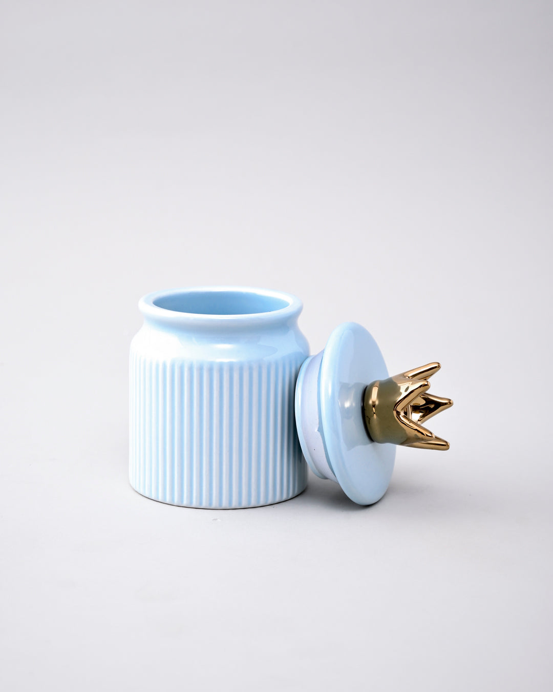 Royal Crown Storage Jar - Set Of 3 