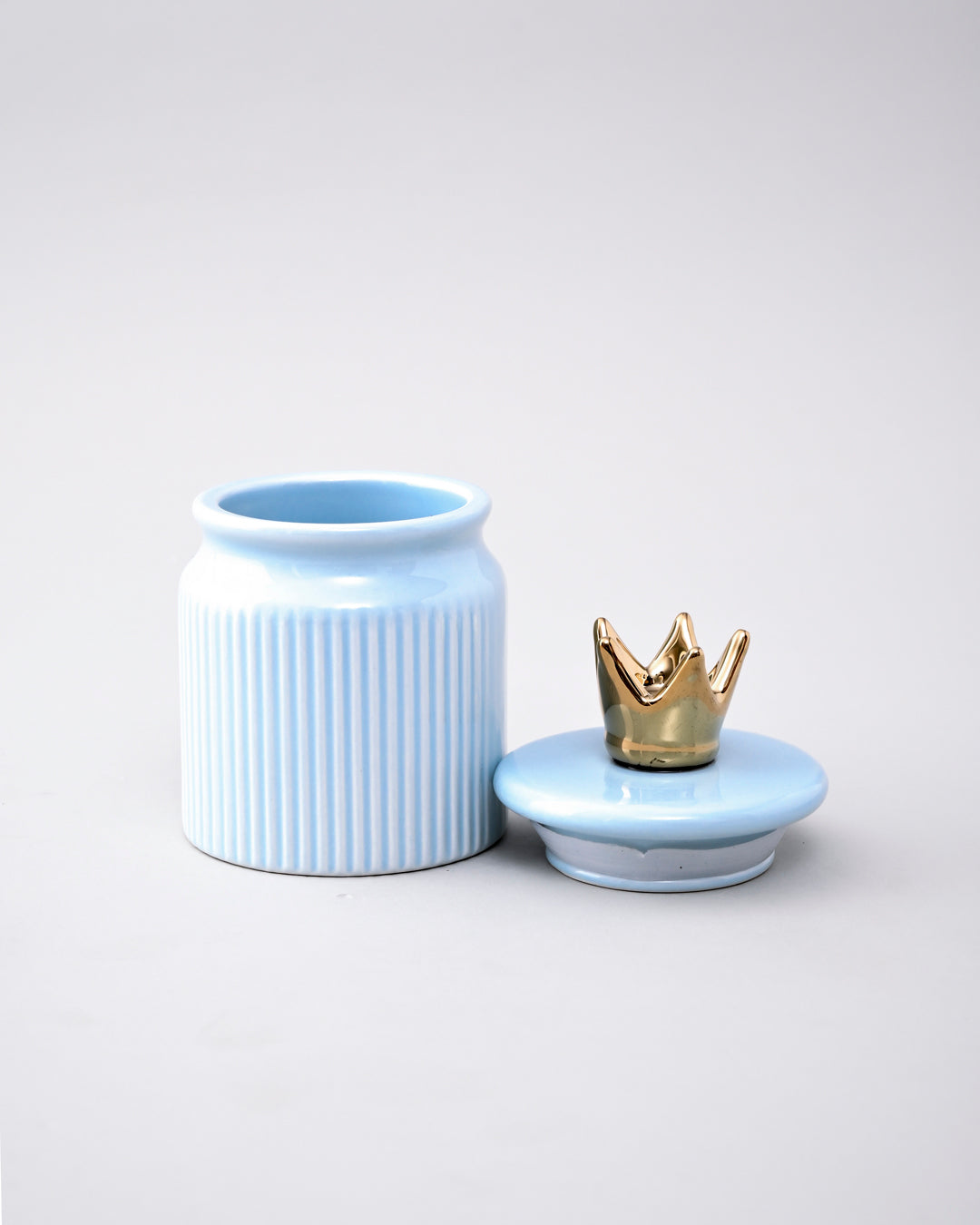 Royal Crown Storage Jar - Set Of 3 