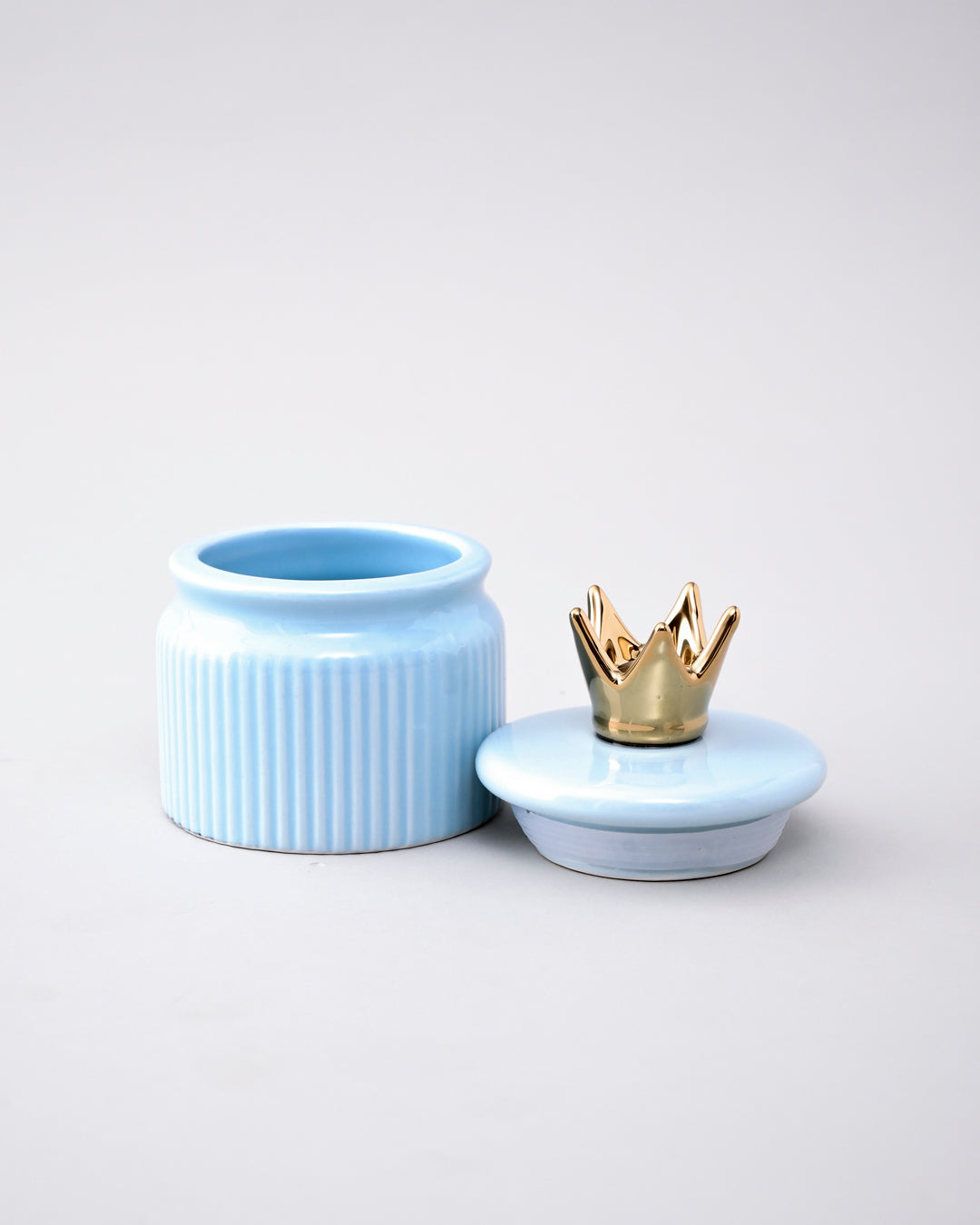 Royal Crown Storage Jar - Set Of 3 