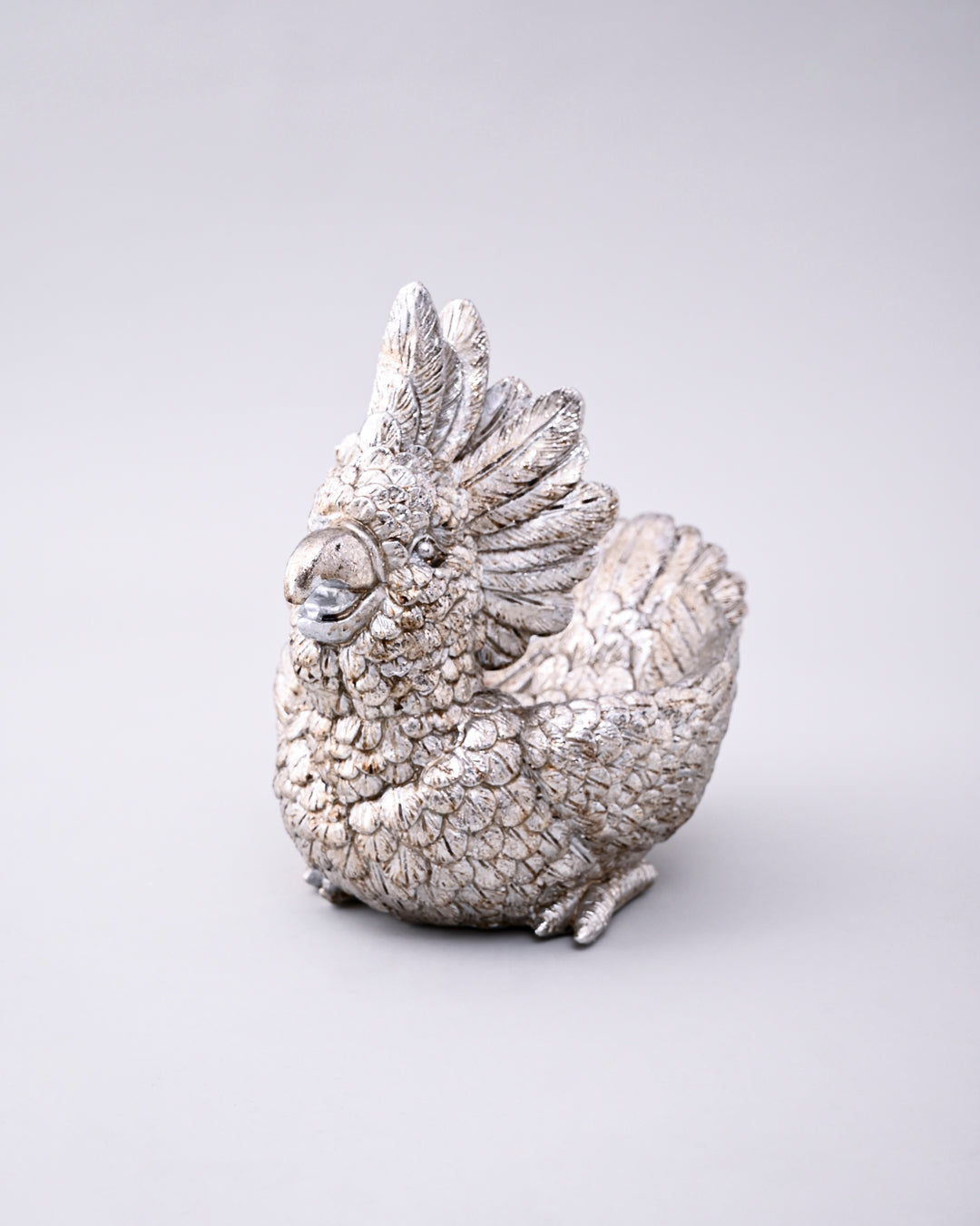 Silver Cockatoo Tray Bowl 