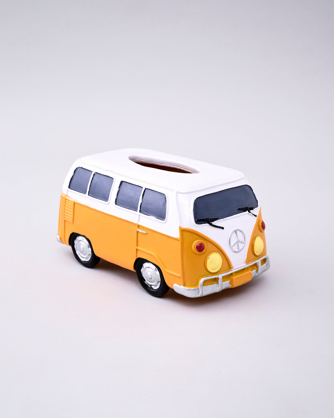 Iconic Volkswagen Bus Tissue Paper Holder - Yellow 