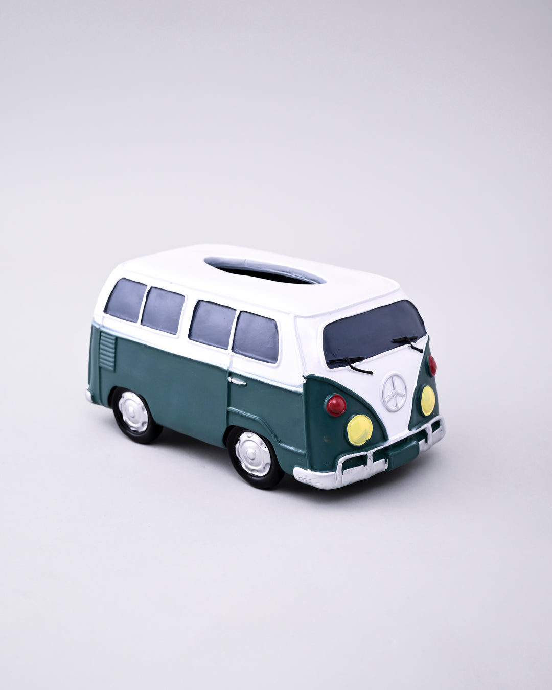 Iconic Volkswagen Bus Tissue Paper Holder - Green 