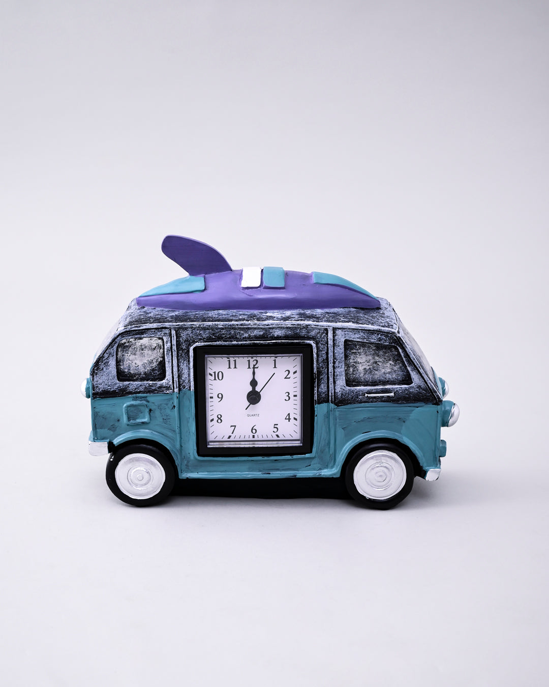 Classic Camper Tabletop Clock - Green 