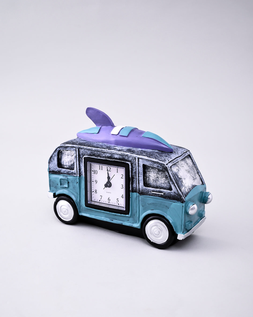 Classic Camper Tabletop Clock - Green 