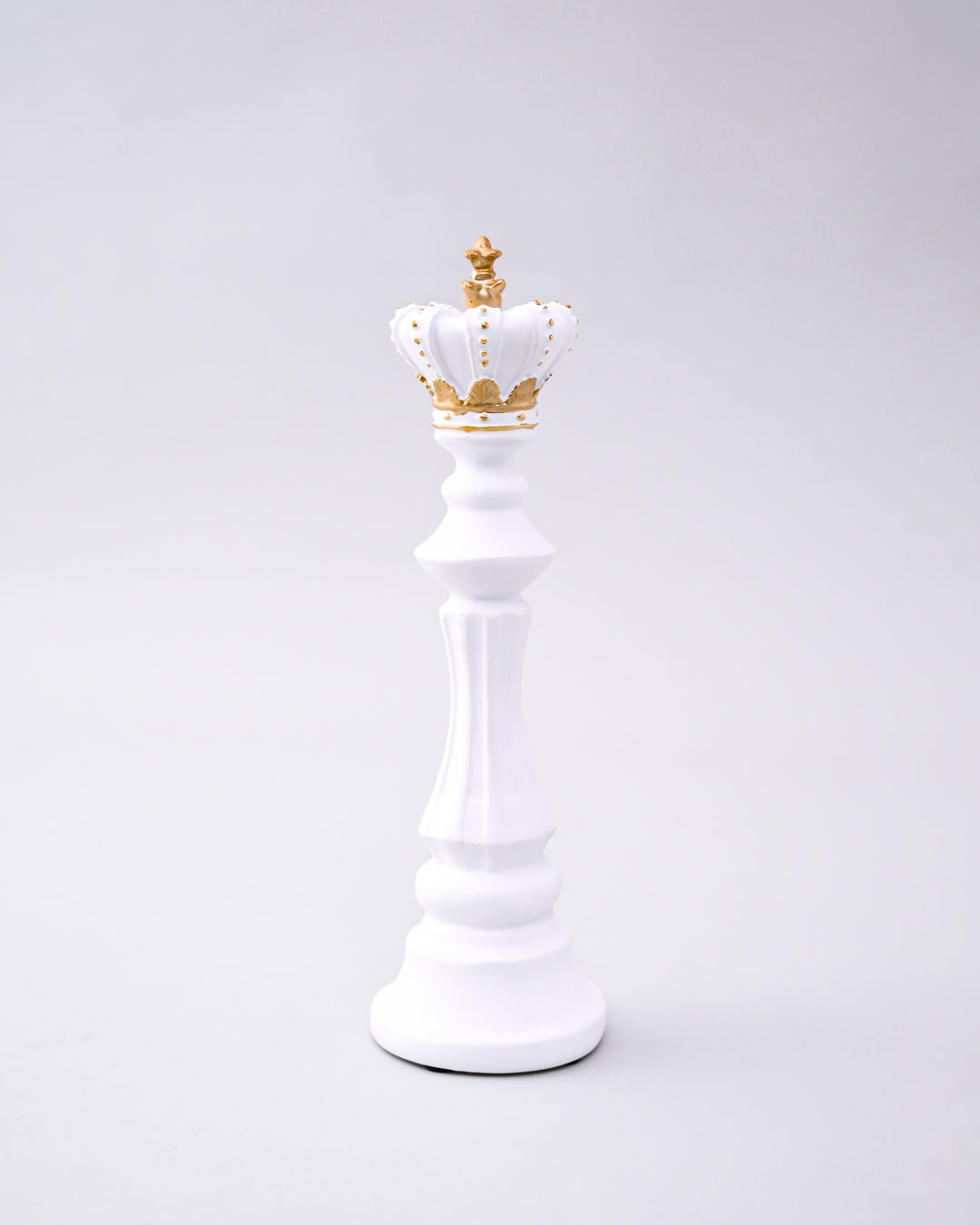 King Oversized Decorative Chess Piece - White 