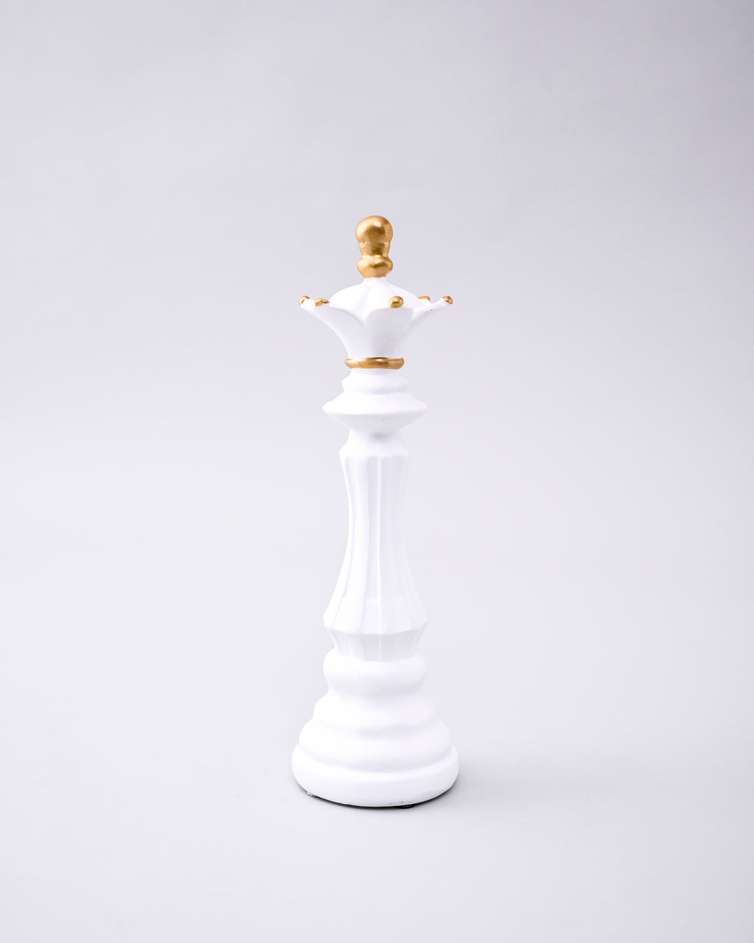 Queen Oversized Decorative Chess Piece - White 