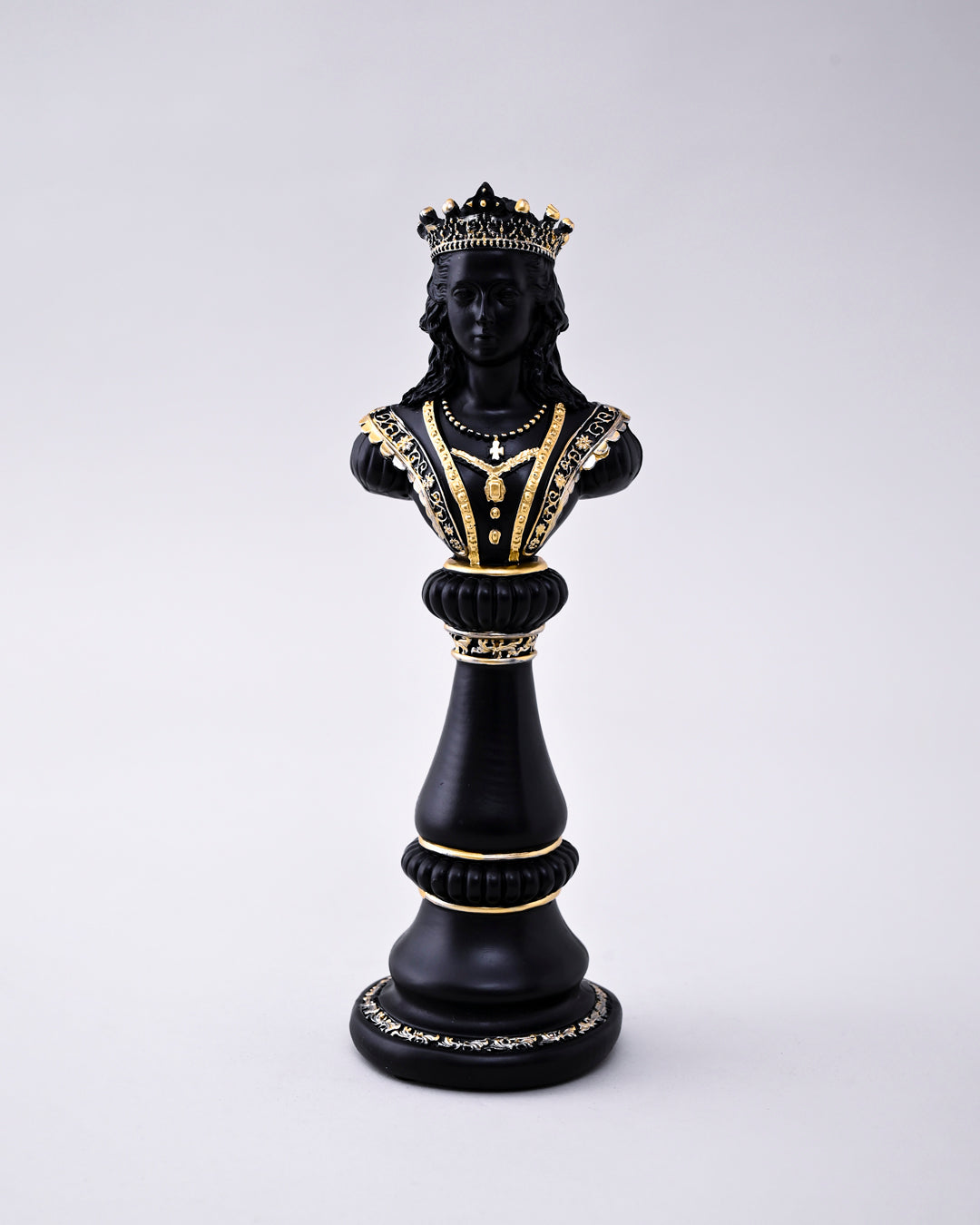 Queen Oversized Chess Piece - Black 