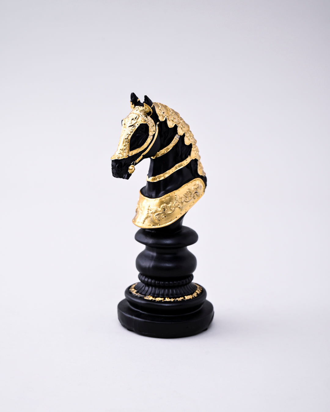 Knight Oversized Chess Piece - Black 