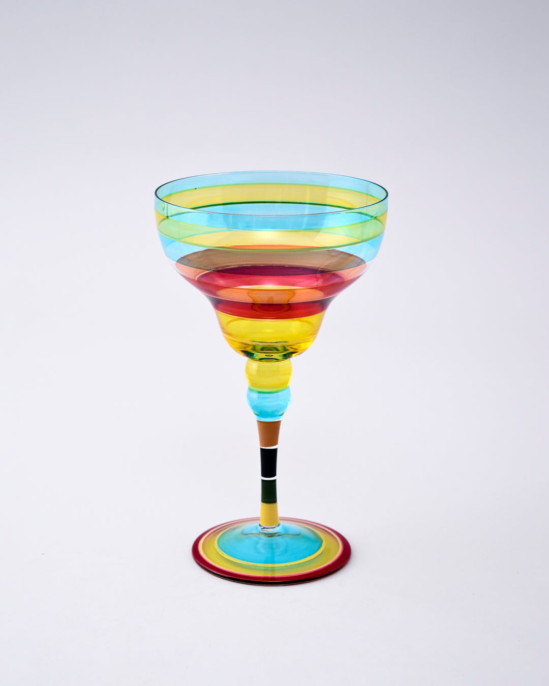Hand-Painted Margarita Cocktail Glass - 250ml 